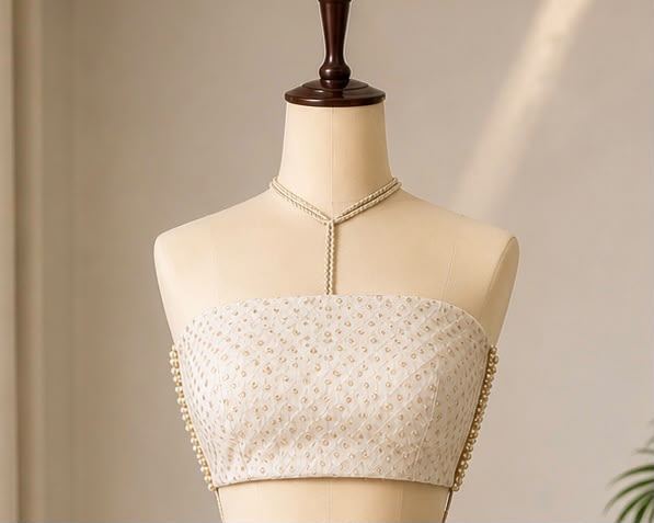 Princess cut blouse with custom fit